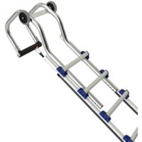 Tubesca Comabi – Échelle de toit Evoklip 1.7m – Entraxe 33cm – Aluminium léger 30% plus léger – Montants renforcés pour stabilité – 2453402
