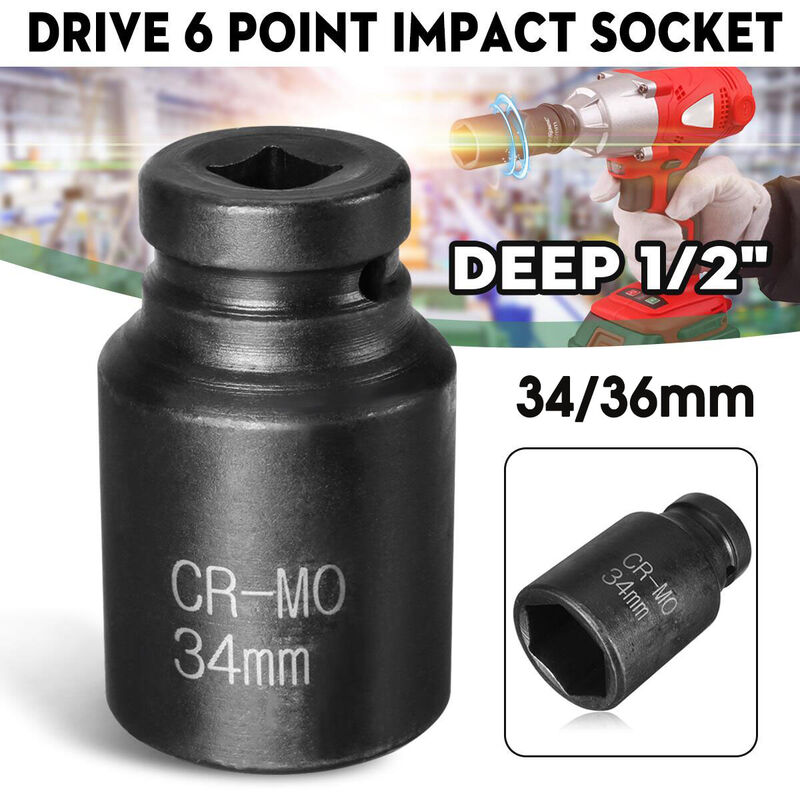 Draper 1x Expert 56mm 3/4" Square Drive Hub Nut Impact Socket Professional Tool
