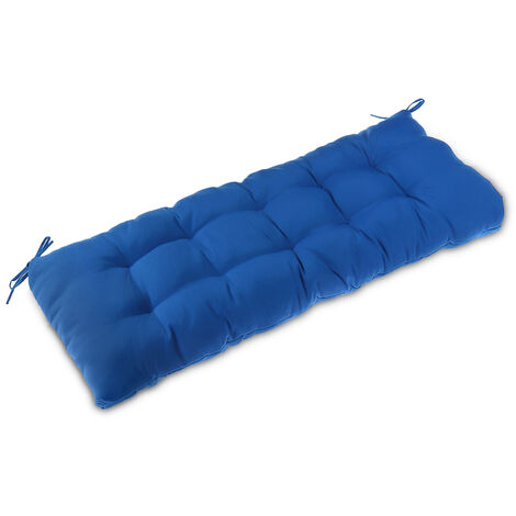 Garden bench cushion 150x50x10cm Blue