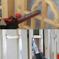 Belt sander for 115/125 angle grinders + 3 sanding belts