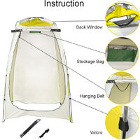 Portable Instant Tent Camping Tent with Bag Yellow+Grey