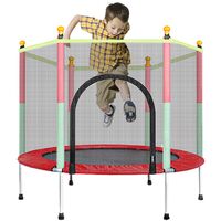 Kids Indoor Mini Trampoline Child Playing Jumping Bed Exercise Enclosure Pad
