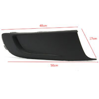 Fog Light Lamp Bumper Grille Cover Trim Front Right O/S Black for VW Touran/Caddy III 2010