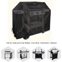 Waterproof BBQ Cover Outdoor Rain Storage Barbecue Grill Protector Charcoal with Carry Bag XXS(80*66*100cm)