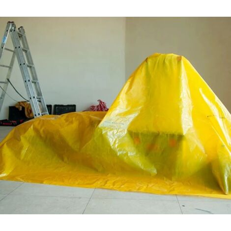 Film de protection jaune 4x50, 200m²  70µm Ecopar200 (1/2)