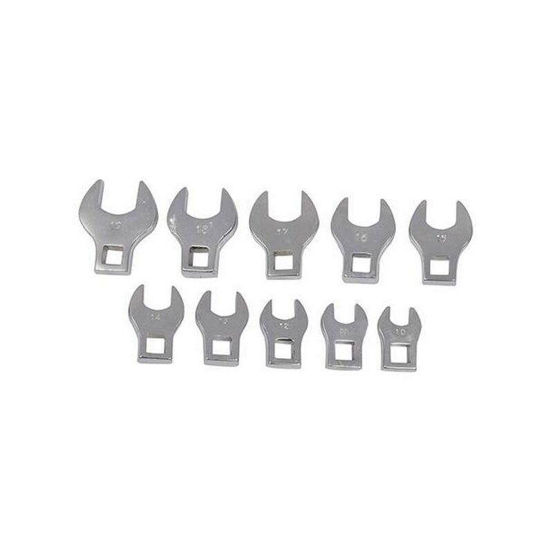 Tetes de cles a fourche crowfoot pied de corbeau- jeu de 10