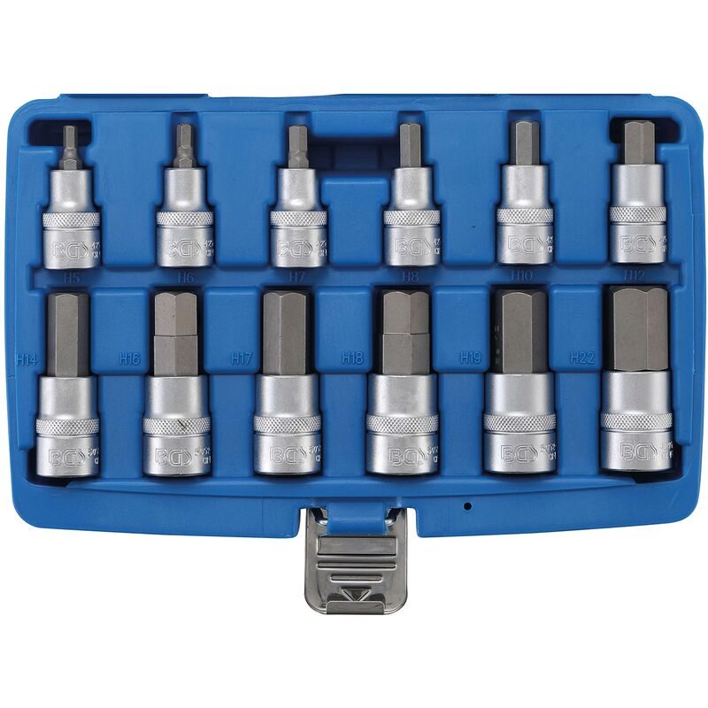 Clés à pipe hexagonales - BGS TECHNIC - Kit de 12 clés de 8 à 19 mm - Acier  chrome-vanadium - Cdiscount Bricolage