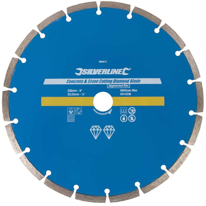 Disque diamant a jante segmentee - choisissezici : Ø 230 mm
