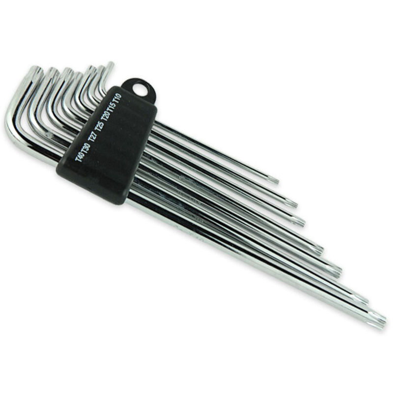 Jeu De 9 Clés Torx Extra-longues Avec Perçage - BGS Technic - Neuf Sous Emballage