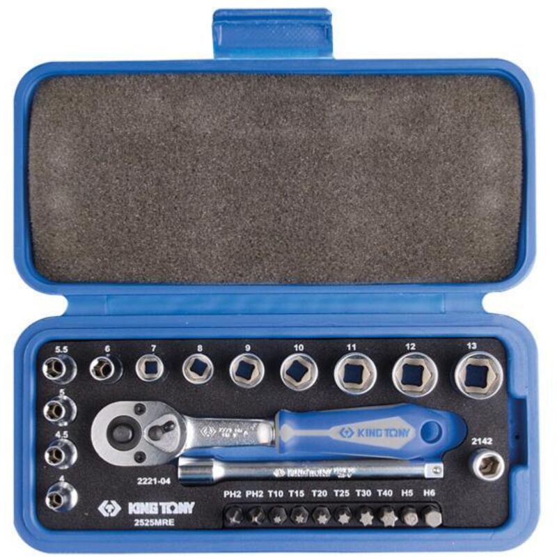 LEXIVON Jeu De Douilles à Choc 1/2", 6 Tailles Totales D'écrous De Roue