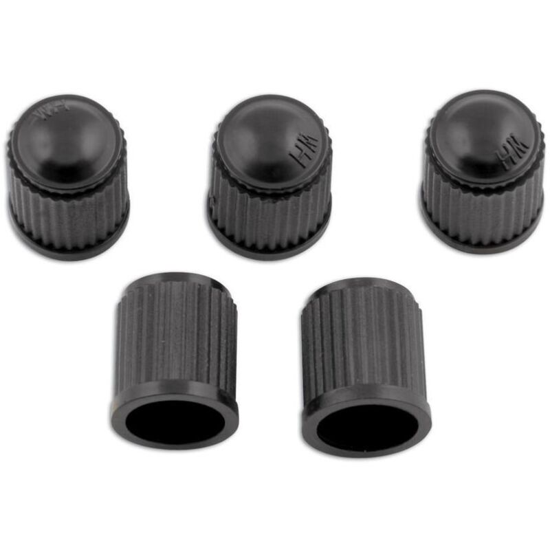 Bouchons De Valve Métalliques Pour Suzuki - Noir Et Chrome - Logo 3D - Pack De 4