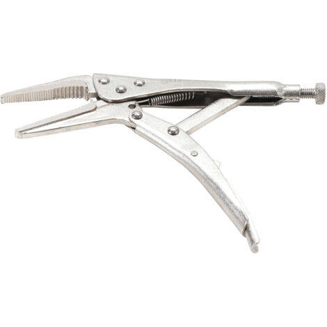 Bgs Technic – Pince étau à bec long 170 mm – Acier à outils forgé – Mâchoires traitées pour manipulation aisée – Usage professionnel