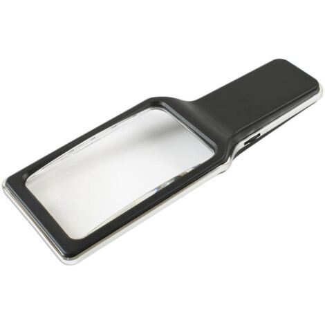 Grande loupe eclairante a led portative