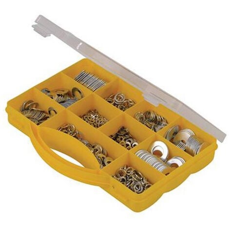 Rondelles galvanisees - assortiment de 1000 rondelles