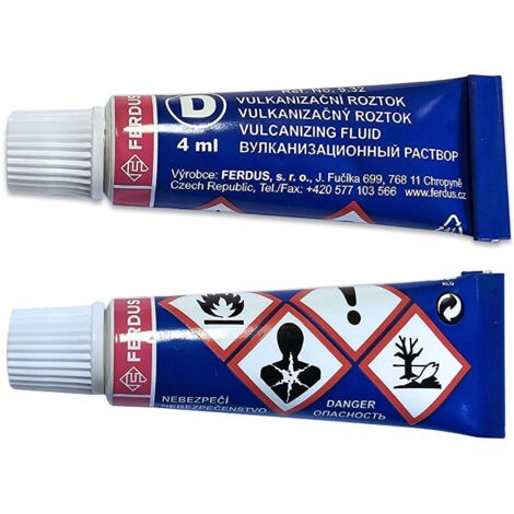 COLLE LIQUIDE VULCANISANTE POUR RUSTINE - 2 TUBES