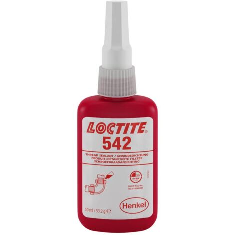 LOCTITE 542 ETANCHEITE FILETEE TUYAUX ET RACCORDS EN METAL, 50 mL