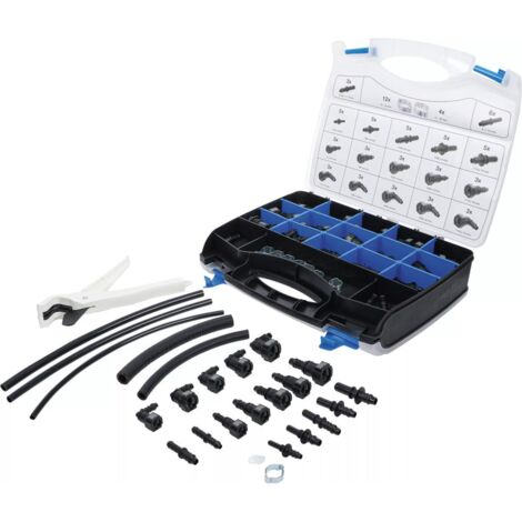 Assortiment tuyaux et raccords, connecteurs plastique pour carburant (1/4)