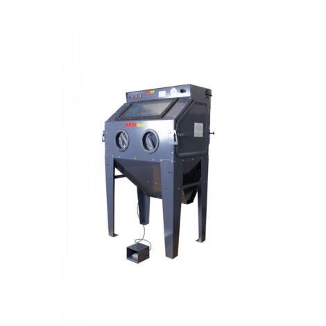 Cabine de sablage avec aspiration 350l (1/5)