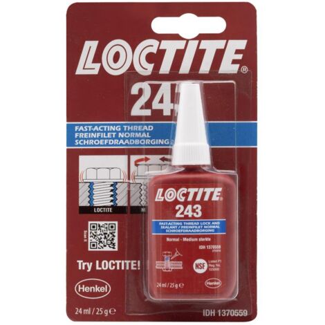 LOCTITE 243 FREIN FILET MOYEN NORMAL PROFESSIONNEL 24 ML