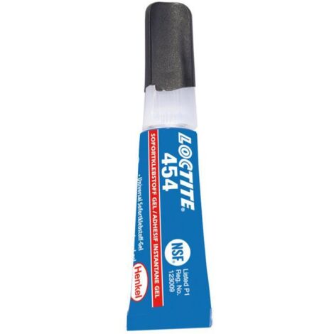 Loctite 454 super glue pro gel, adhesif instantanee universel 5g (1/2)