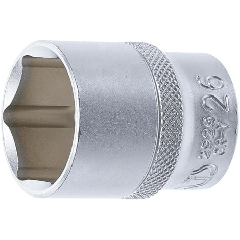Douilles bgs technic pro torque carre 1/2 6 pans detail de 8 a 46 mm - douillescarrede12127 : douille 26 6 pans (1/4)