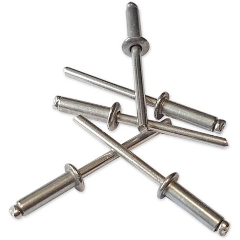 Rivets pop inox a2 aisi 304 Ø 3 a 6 - dtail : 5 x 20 - sachet 250