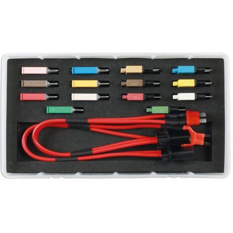 Kit test de court circuit auto avec fusibles disjoncteurs 16 pcs (1/3)