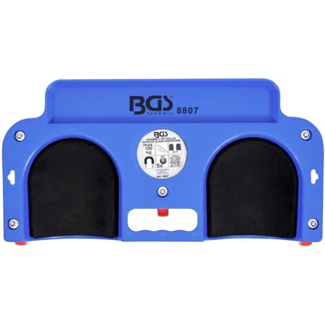 Genouillère Roulante Pour Réparation Auto - Avec Roues Pivotantes - Protection Rembourrée - Bleu, Rouge Ou Noir