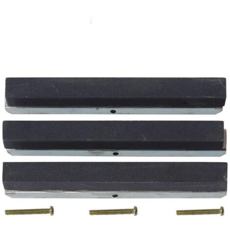 Pierres de rechange grain fin pour honoir brunissoir 3 bras 75mm (1/2)