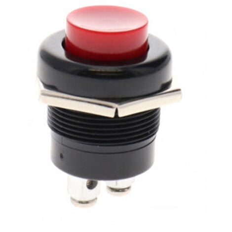 Bouton poussoir rouge