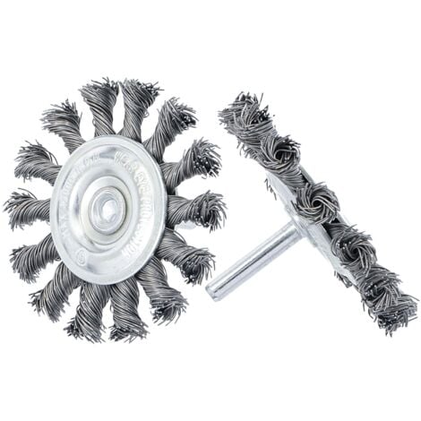 Utoolmart Lot De 2 Brosses De Démoulage De Roue En Fil Noué