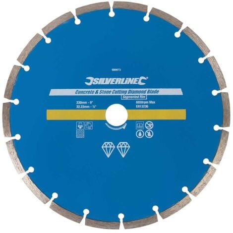 Disque diamant a jante segmentee - choisissezici : Ø 230 mm