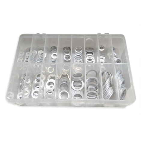 Rondelles et joints aluminium assortiment de 295 joints