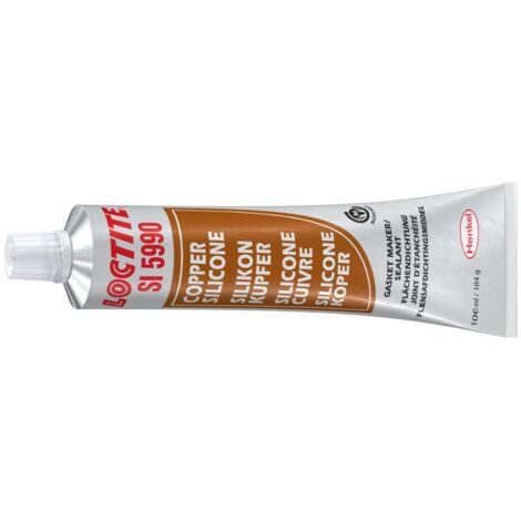 PATE A JOINT CARTER MOTEUR SILICONE CUIVRE LOCTITE 5990, TUBE 100 ml