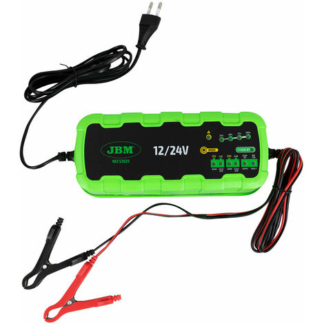 Chargeur de batterie mecafer 7 ampère 12 et 24 Volt