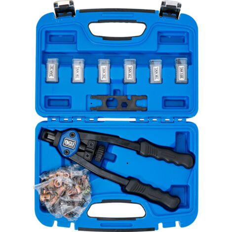 Bgs Technic – Pince à riveter pour inserts filetés M3 à M10 – 68 pièces – Longueur 330 mm – Ergonomique pour accès difficile – Convient aluminium, acier, inox (1/4)