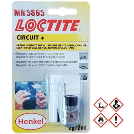 Loctite 3863 kit reparation circuit imprime conducteur + vernis pro