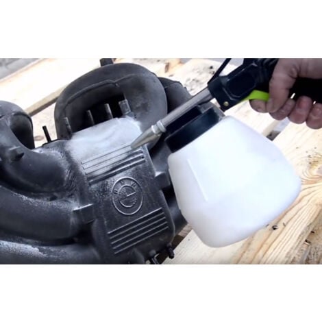 Pistolet de decapage au bicarbonate de soude bidon bicarbonate