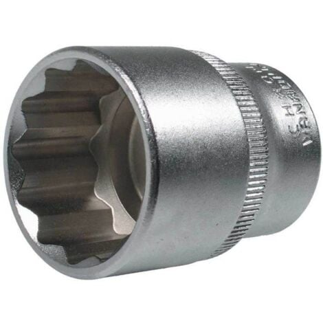 Douilles 12 pans pour coffret 3/4 pour poids lourds - douilles34pourcoffretspoidslo : douille de 19 mm 3/4