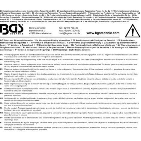 Kit bgs technic piges de calage distribution renault 1.5, 1.9 dci