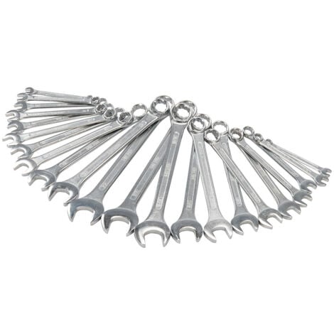 Cles mixtes metriques et cotes pouces imperiales - jeu de 22 cles