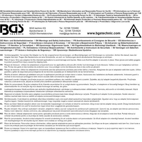 Augmentateurs, reducteurs, adaptateurs à choc carre de 1/4 à 3/4