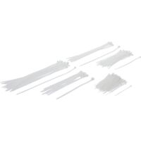 COLLIERS PLASTIQUES BLANCS - ASSORTIMENT DE 250 COLLIERS