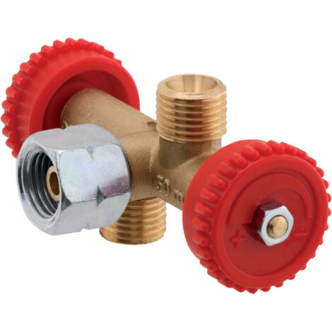 Gok Doppelabzweigventil 09-706 R1/4" lks. (1/2)