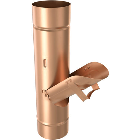 Zambelli Regenwasserklappe ohne Sieb Kupfer 120 mm 117200