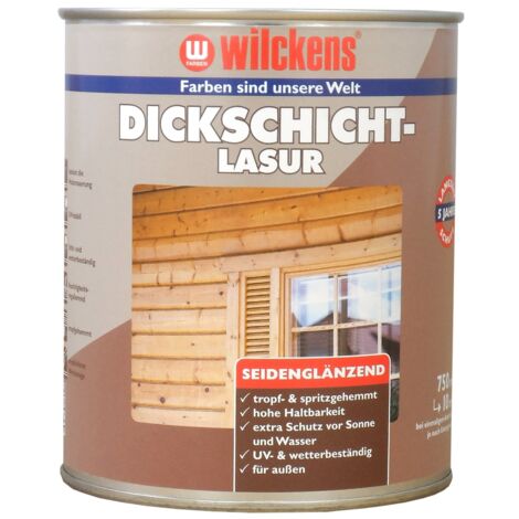 Wilckens Dickschichtlasur Eiche seidenglänzend 0,75l 11489200050