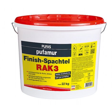 Pufas Pufamur Finish-Spachtel 22kg 32904000