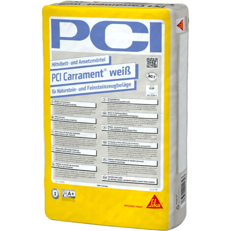 PCI Carrament weiß 25kg Sack weiß
