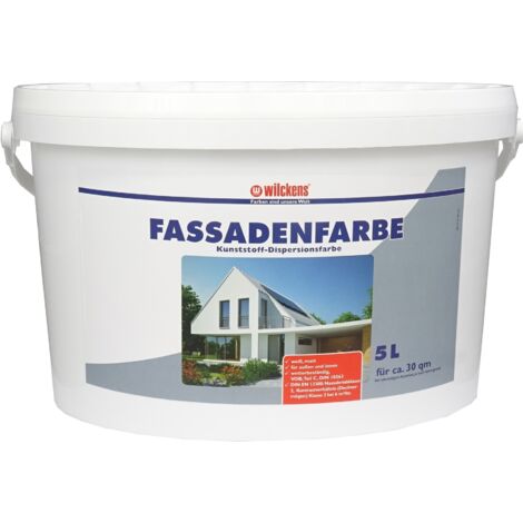 Wilckens Fassadenfarbe Weiß matt 2,5l 13391000080
