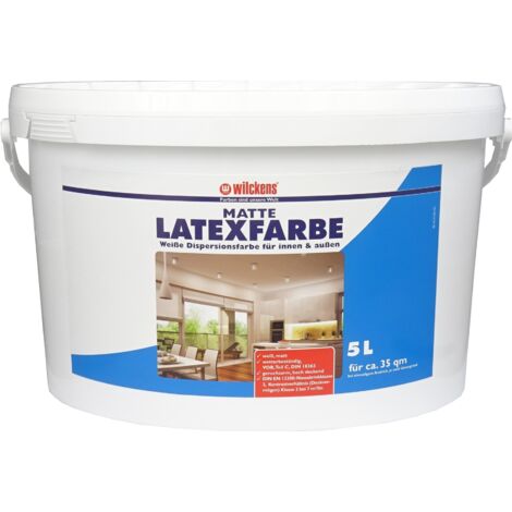 Wilckens Latexfarbe matt Weiß 2,5l 13490100080